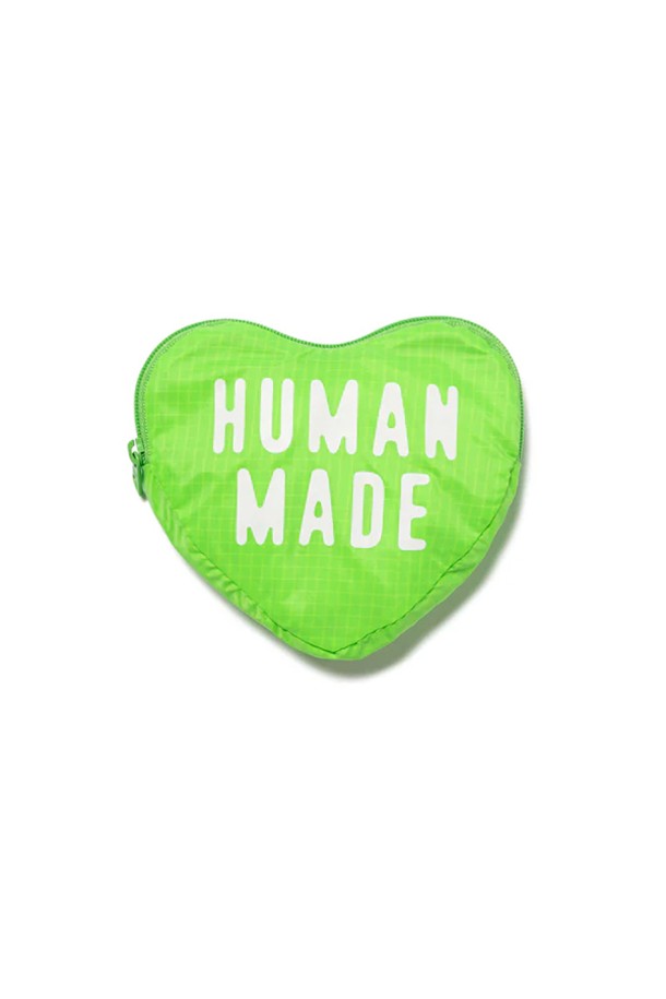 HUMAN MADE - 기타소품 - 휴먼메이드 하트 쇼퍼 백 (그린) HM27GD048