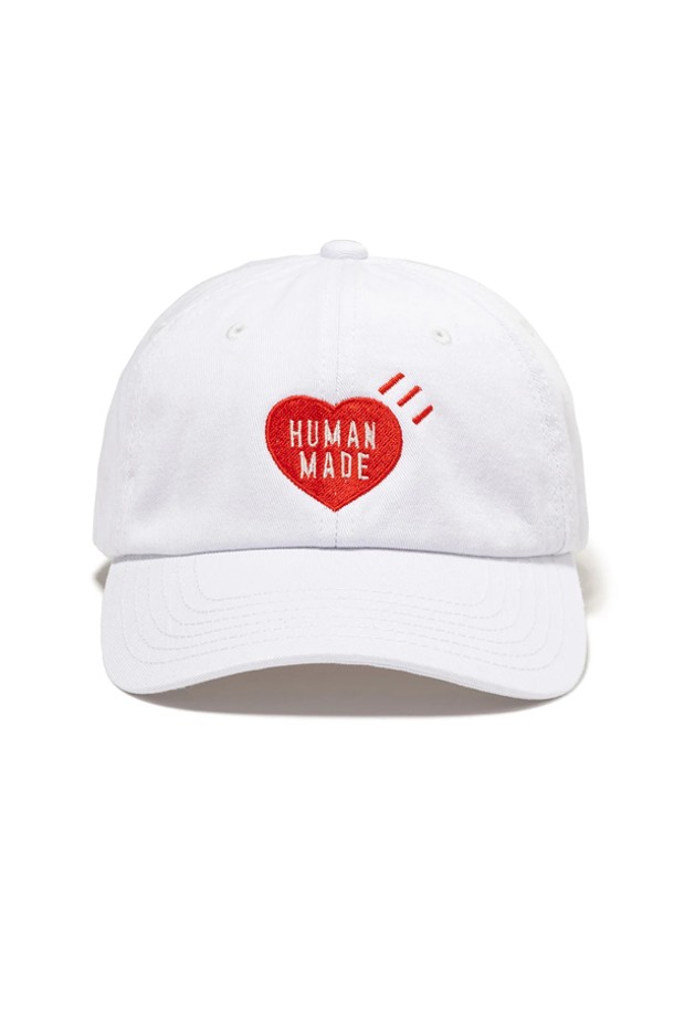 HUMAN MADE - 모자 - 휴먼메이드 데일리 캡 #281031 (화이트) HM28GD1031