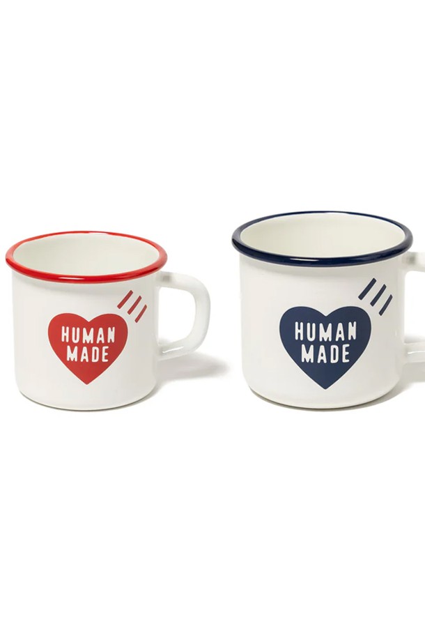 HUMAN MADE - 기타소품 - 휴먼메이드 에나멜 머그 400ml (네이비) HM27GD160