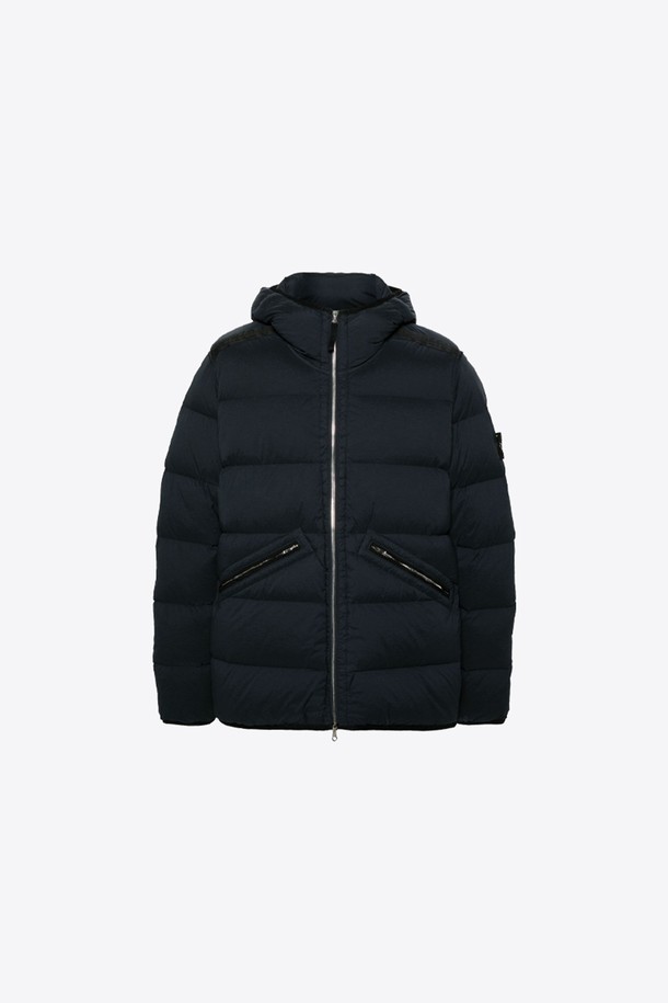 STONE ISLAND - 다운/패딩 - 스톤아일랜드 남성 심리스 터널 나일론 패딩 자켓 네이비 811543128 V0020