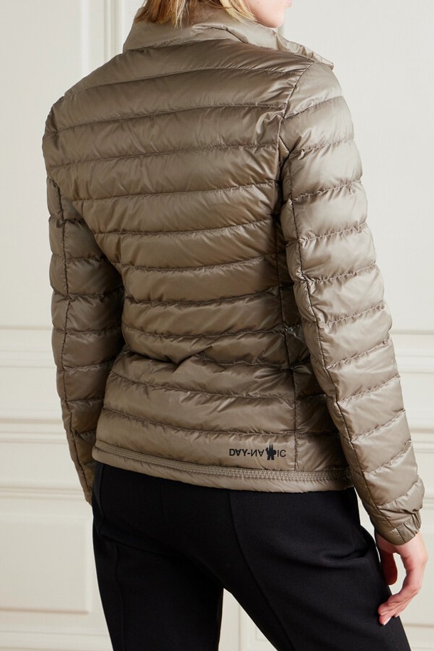 MONCLER - 패딩 - 몽클레어 여성 WALIBI 왈리비 로고 패치 경량 패딩 자켓 내추럴 1A00005 595B1 22D