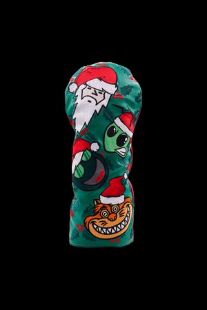 MULTI ICON HOLIDAY HAT DRIVER HEADCOVER_GREEN-a