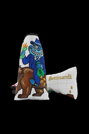 WALL STREET BEAR MARKET FAT CAT BLADE HEADCOVER_WHITE-a