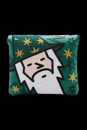 SPRING CLASSIC WIZARD GREEN CENTER-SHAFTED MALLET HEADCOVER_GREEN-a