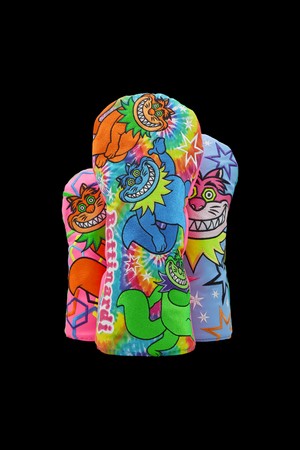 GALACTIC GROOVE GRATEFUL CAT WOOD SET_PINK-a