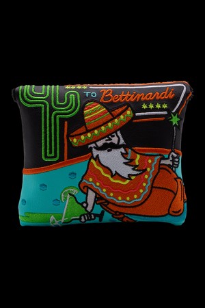 CINCO DE MAYO SIESTA WIZARD CENTER-SHAFTED MALLET HEADCOVER_BLACK-a