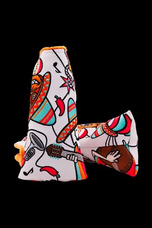 CINCO DE MAYO MARIACHI MULTI ICON BLADE HEADCOVER_WHITE-a