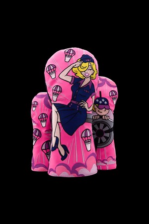 AIRSTRIKE AIR TRAFFIC WIZARD WOOD SET_PINK-a