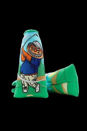 LEFTY LOVE HEFTY LEFTY CAT BLADE HEADCOVER_GREEN-a