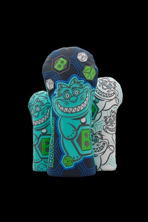LEFTY LOVE LUCKY CAT WOOD SET_NAVY-a