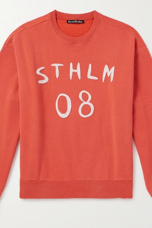 24SS 아크네 STHLM 08 패치 맨투맨 CI0157 DJK