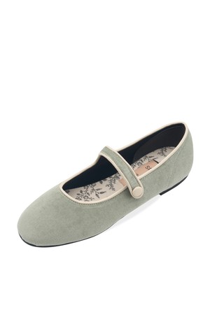 Cecil 가죽 울 벨벳 메리제인 플랫슈즈 1cm -RA7004 (7color)