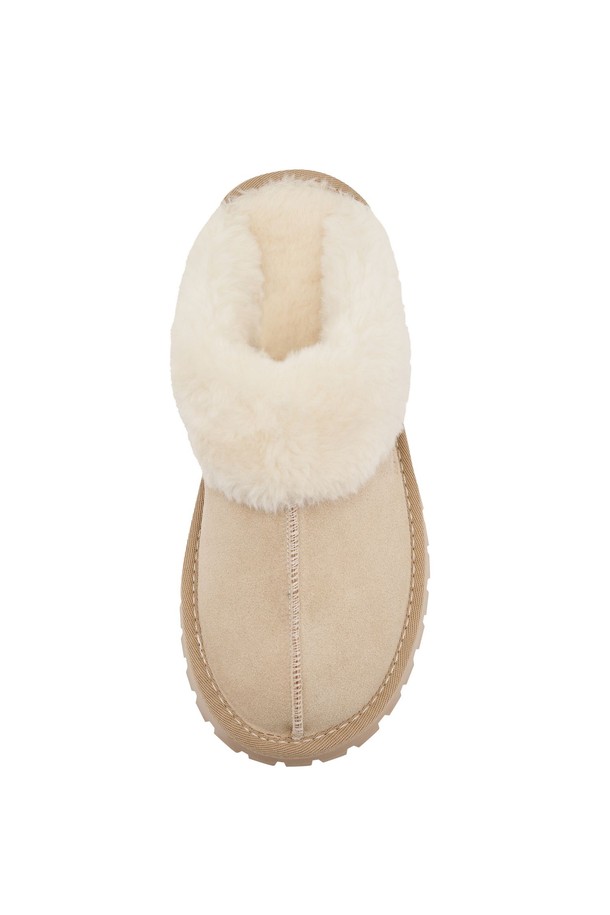 SPUR - 슬리퍼/뮬 - Lambs wool Slippers -SA9063 (3color)