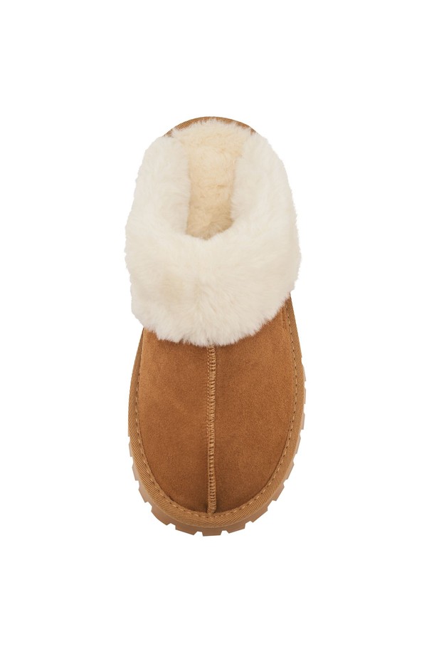 SPUR - 슬리퍼/뮬 - Lambs wool Slippers -SA9063 (3color)