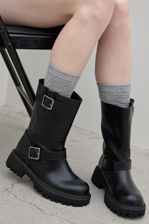 Avelin 미들 부츠 5cm -SA7039 (1color)