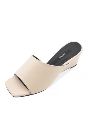 [리퍼브] Plaine 웨지힐 뮬 샌들 6cm -SS7042 (3color)