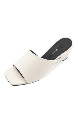 [리퍼브] Plaine 웨지힐 뮬 샌들 6cm -SS7042 (3color)