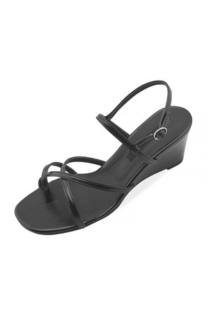 [리퍼브] Strap 스트랩 웨지힐 샌들 5cm -SS8044 (3color)
