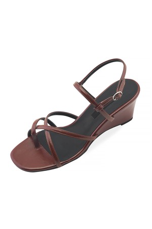 [리퍼브] Strap 스트랩 웨지힐 샌들 5cm -SS8044 (3color)