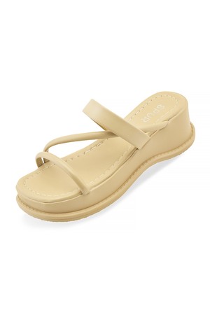 [리퍼브] Sunrise 스트랩 뮬 5.5cm -SS9056 (3color)