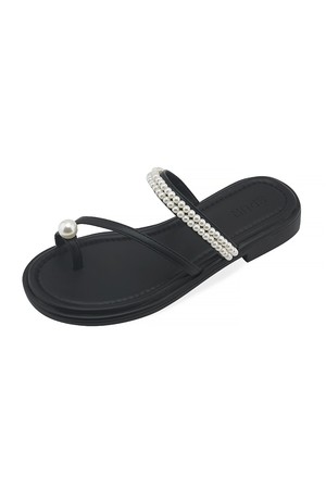 [리퍼브] Bijou Pearl 슬리퍼 2.5cm -SS9053 (2color)