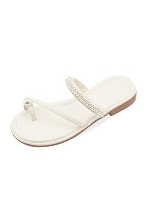 [리퍼브] Bijou Pearl 슬리퍼 2.5cm -SS9053 (2color)