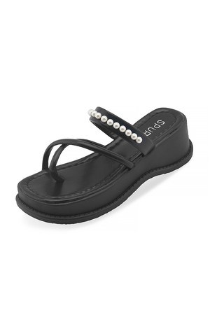 [리퍼브] Shine Pearl 슬리퍼 5.5cm -SS9057 (2color)