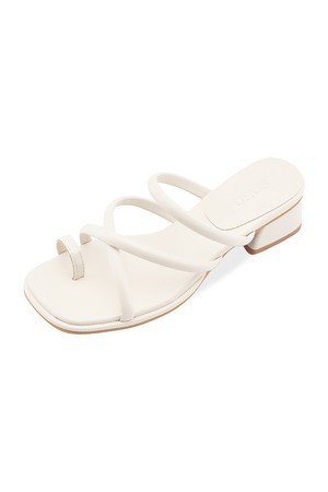 [리퍼브] Cresent 스트랩 뮬 4.5cm -SS9061 (2color)