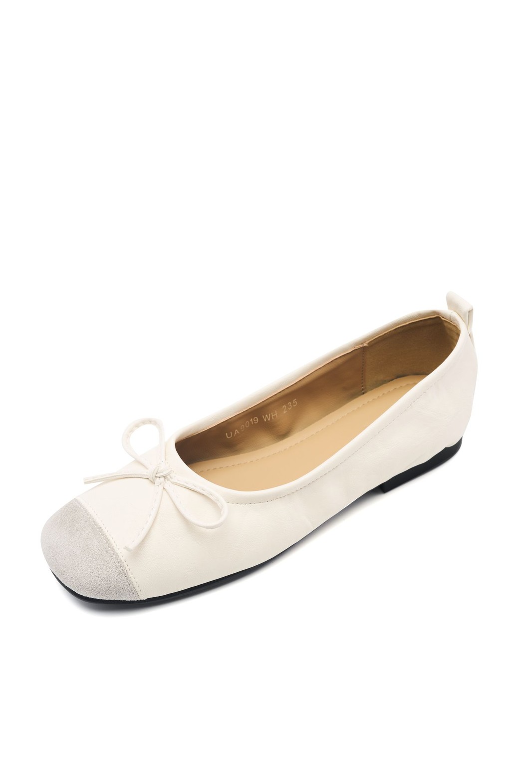 SPUR - 플랫 - Bow Ribbon Elastic String 플랫슈즈 1.5cm -UA9019 (4color)