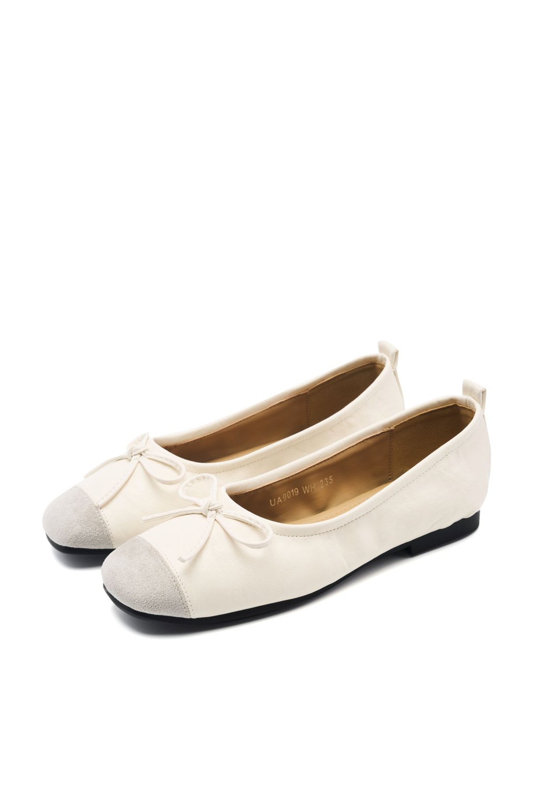 SPUR - 플랫 - Bow Ribbon Elastic String 플랫슈즈 1.5cm -UA9019 (4color)