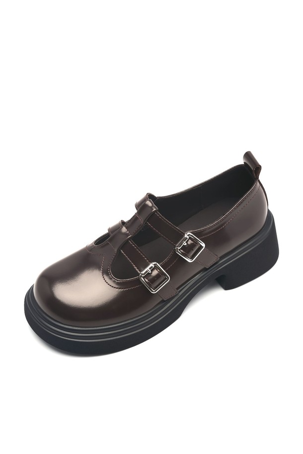 SPUR - 로퍼 - Chaplin MaryJane Flatform Loafer -UA9042 (3color)