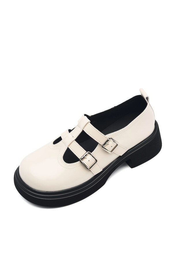 SPUR - 로퍼 - Chaplin MaryJane Flatform Loafer -UA9042 (3color)