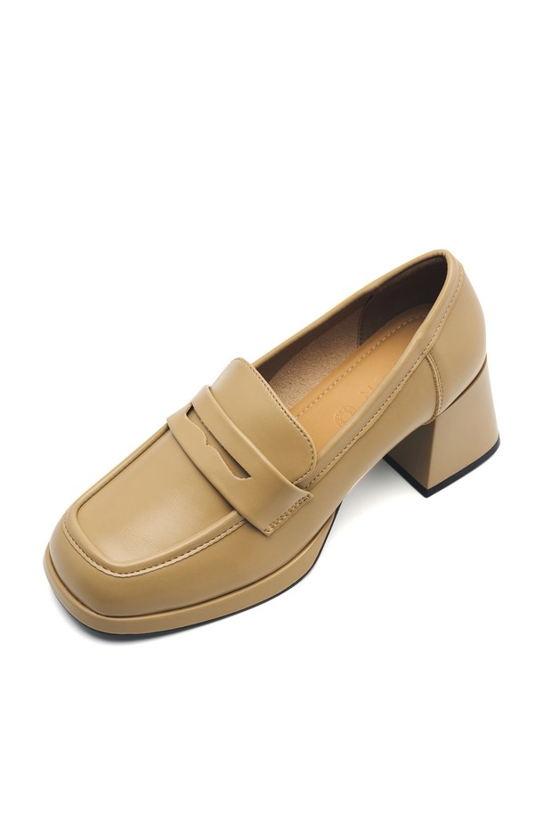 SPUR - 로퍼 - Rame Middle Heel Loafer -UA9045 (2color)