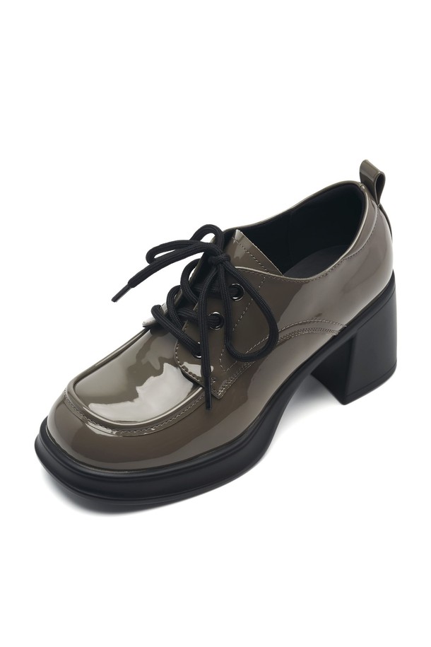 SPUR - 로퍼 - Rame Race-Up Heel Loafer -UA9048 (2color)