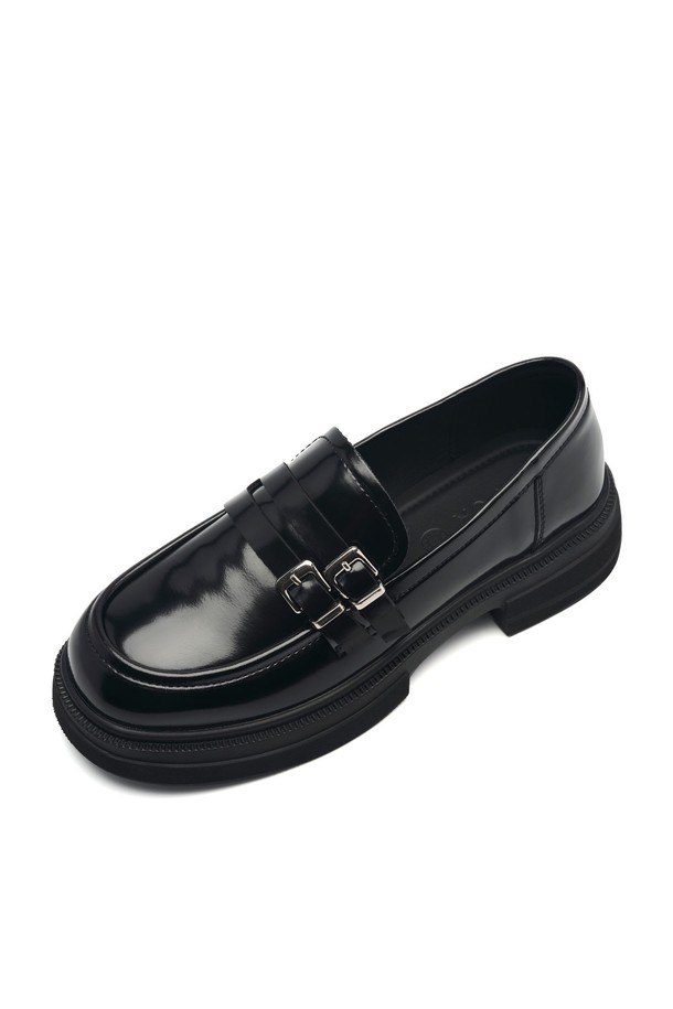 SPUR - 로퍼 - Camon Dubble Strap Flatform Loafer -UA9064 (2color)