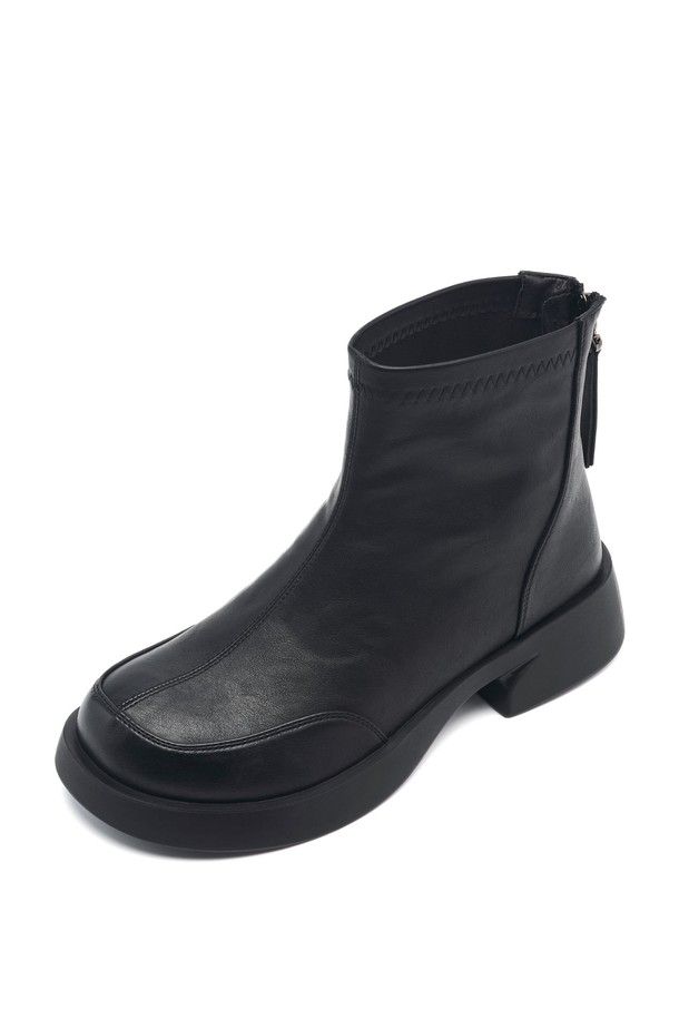 SPUR - 부츠/워커 - Colin Round Edge Ankle Boots -UA9077 (2color)