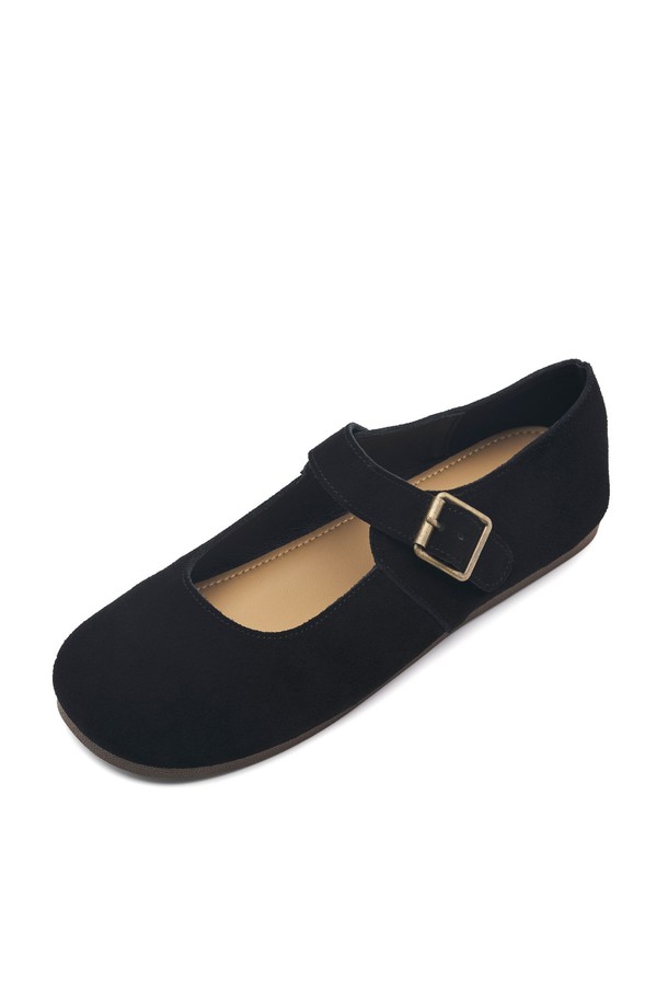 SPUR - 플랫 - Bleubon Cow Suede Maryjane Flat -UA9076 (4color)