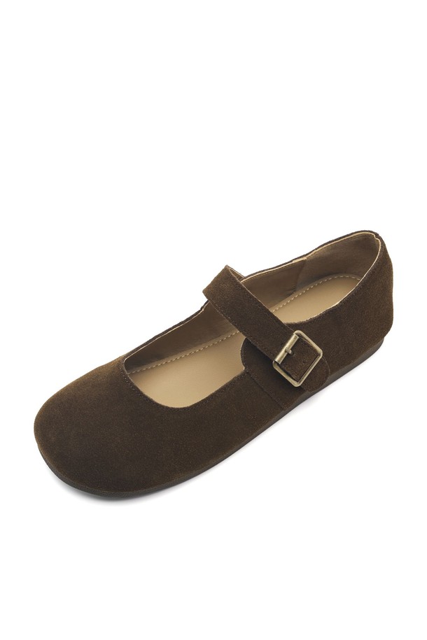 SPUR - 플랫 - Bleubon Cow Suede Maryjane Flat -UA9076 (4color)