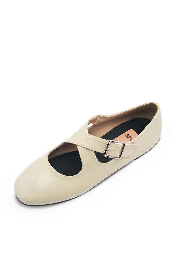 SPUR - 플랫 - Cross Ballet Toe Flat -US8003 (4color)