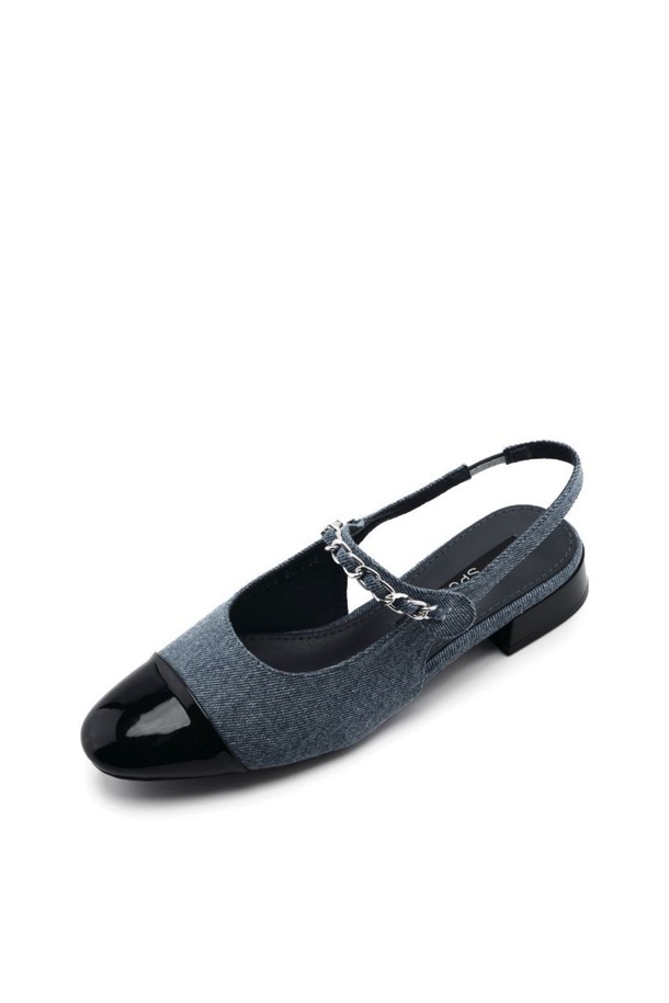 SPUR - 슬리퍼/뮬 - Chain Strap Slingback -US9036 (3color)