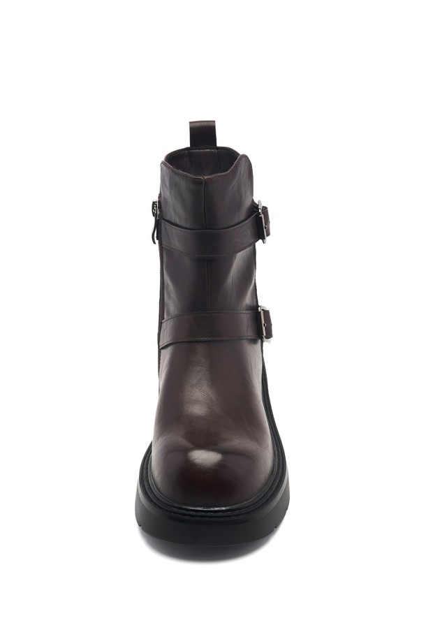 SPUR - 부츠/워커 - Coline Strap Biker Boot -UA9060 (2color)