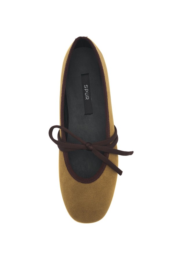 SPUR - 플랫 - Odd Big Bow MaryJane Flat -UA7071 (4color)