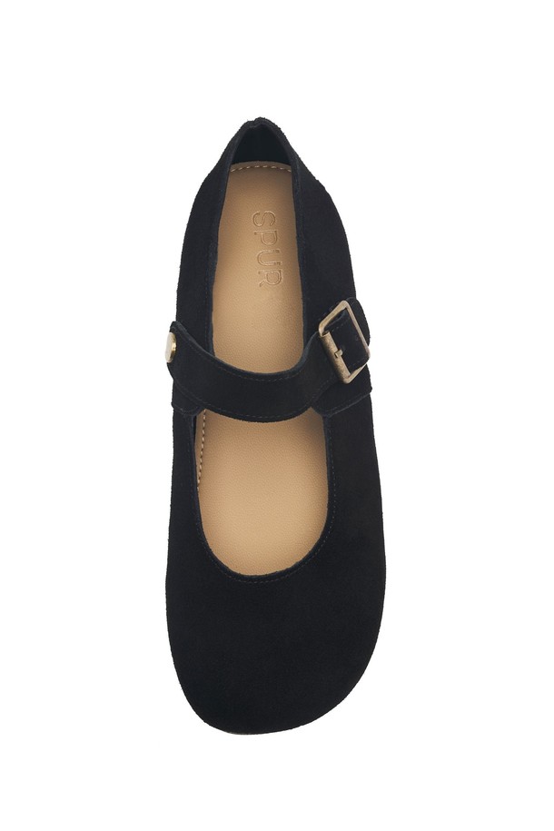 SPUR - 플랫 - Bleubon Cow Suede Maryjane Flat -UA9076 (4color)