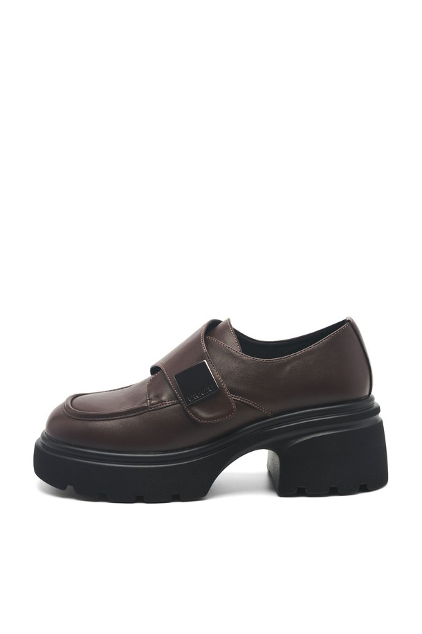 SPUR - 로퍼 - Monk Strape Flatform Loafer -UA9029 (2color)