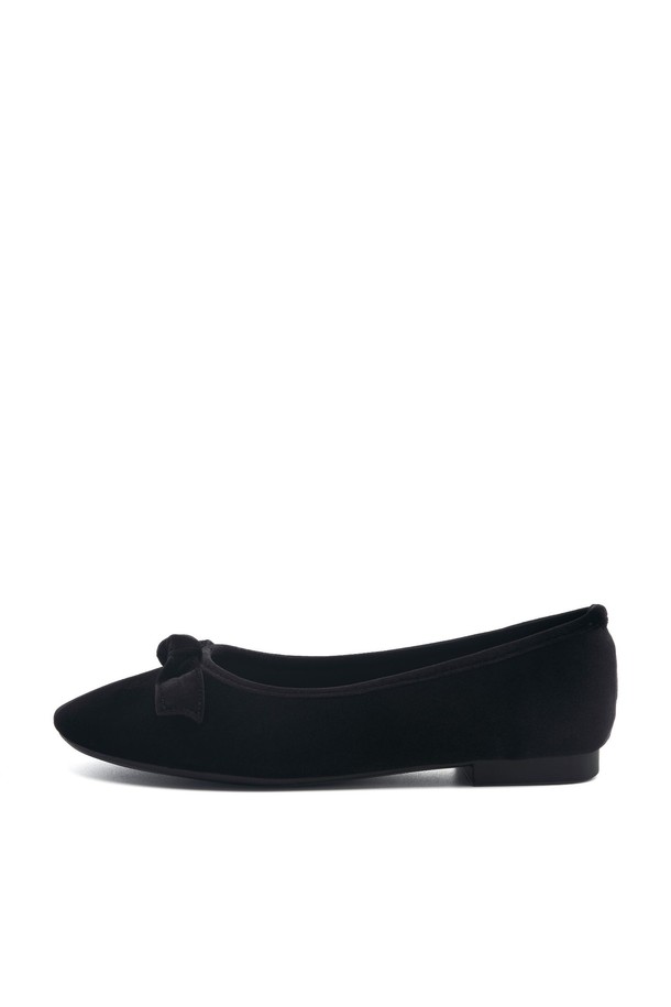 SPUR - 플랫 - Odd Bow Ribbon Flat -UA9040 (2color)