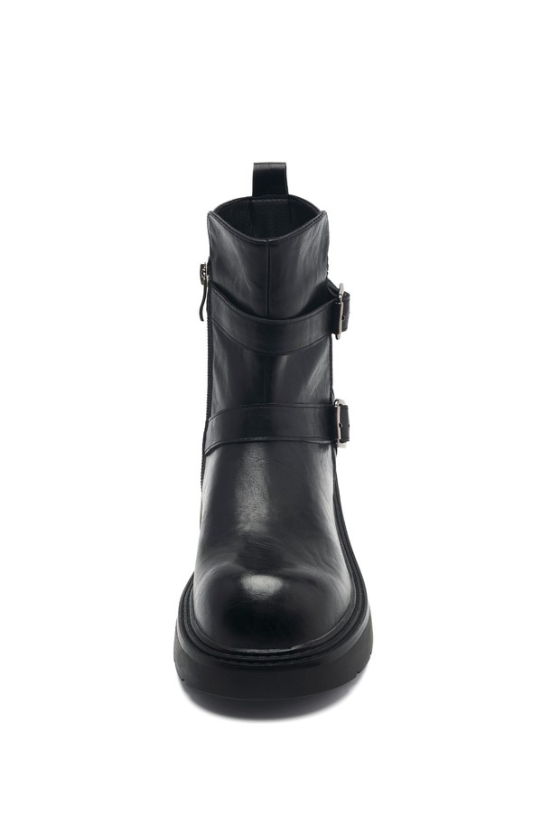 SPUR - 부츠/워커 - Coline Strap Biker Boot -UA9060 (2color)