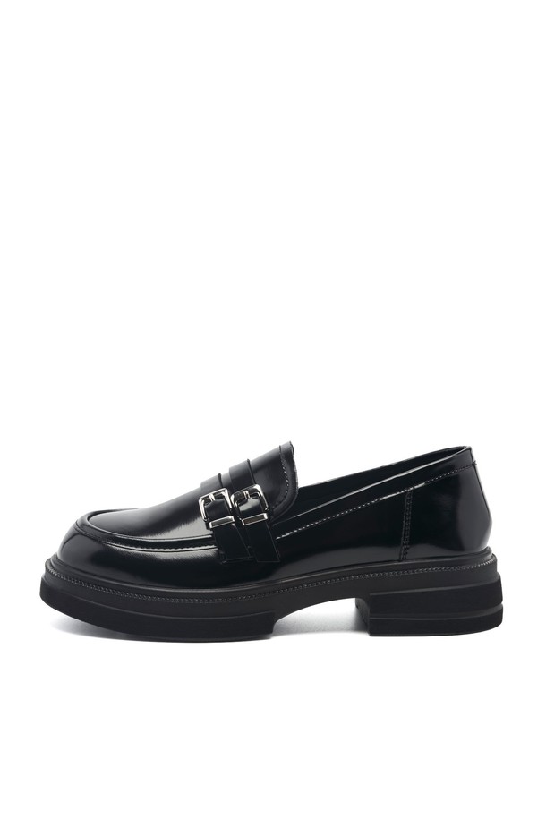 SPUR - 로퍼 - Camon Dubble Strap Flatform Loafer -UA9064 (2color)