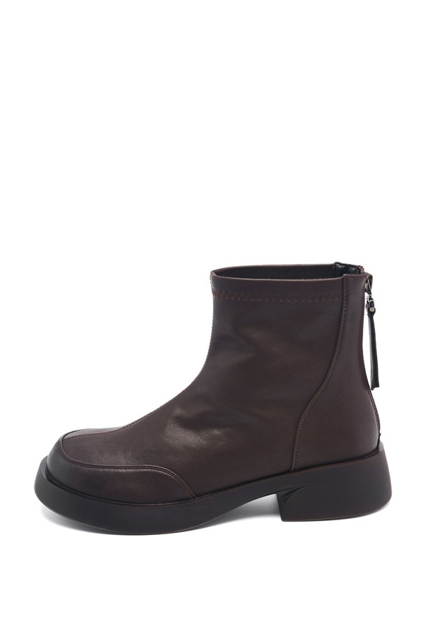 SPUR - 부츠/워커 - Colin Round Edge Ankle Boots -UA9077 (2color)