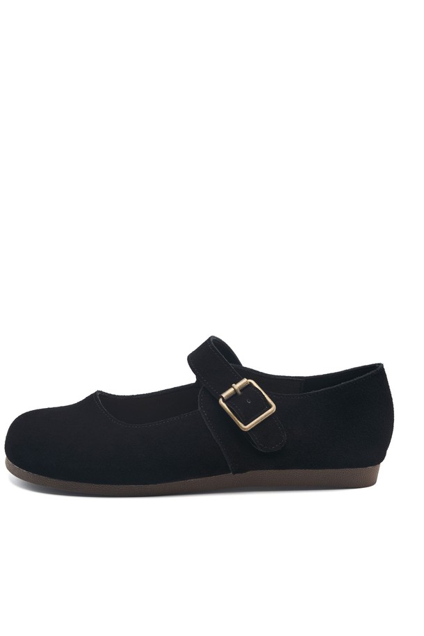 SPUR - 플랫 - Bleubon Cow Suede Maryjane Flat -UA9076 (4color)