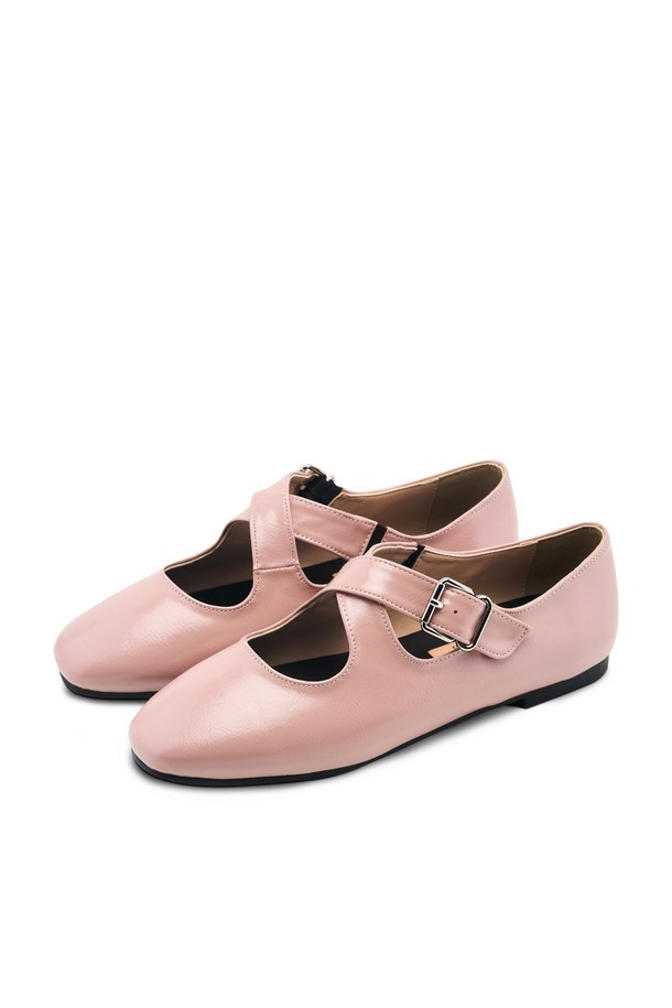 SPUR - 플랫 - Cross Ballet Toe Flat -US8003 (4color)